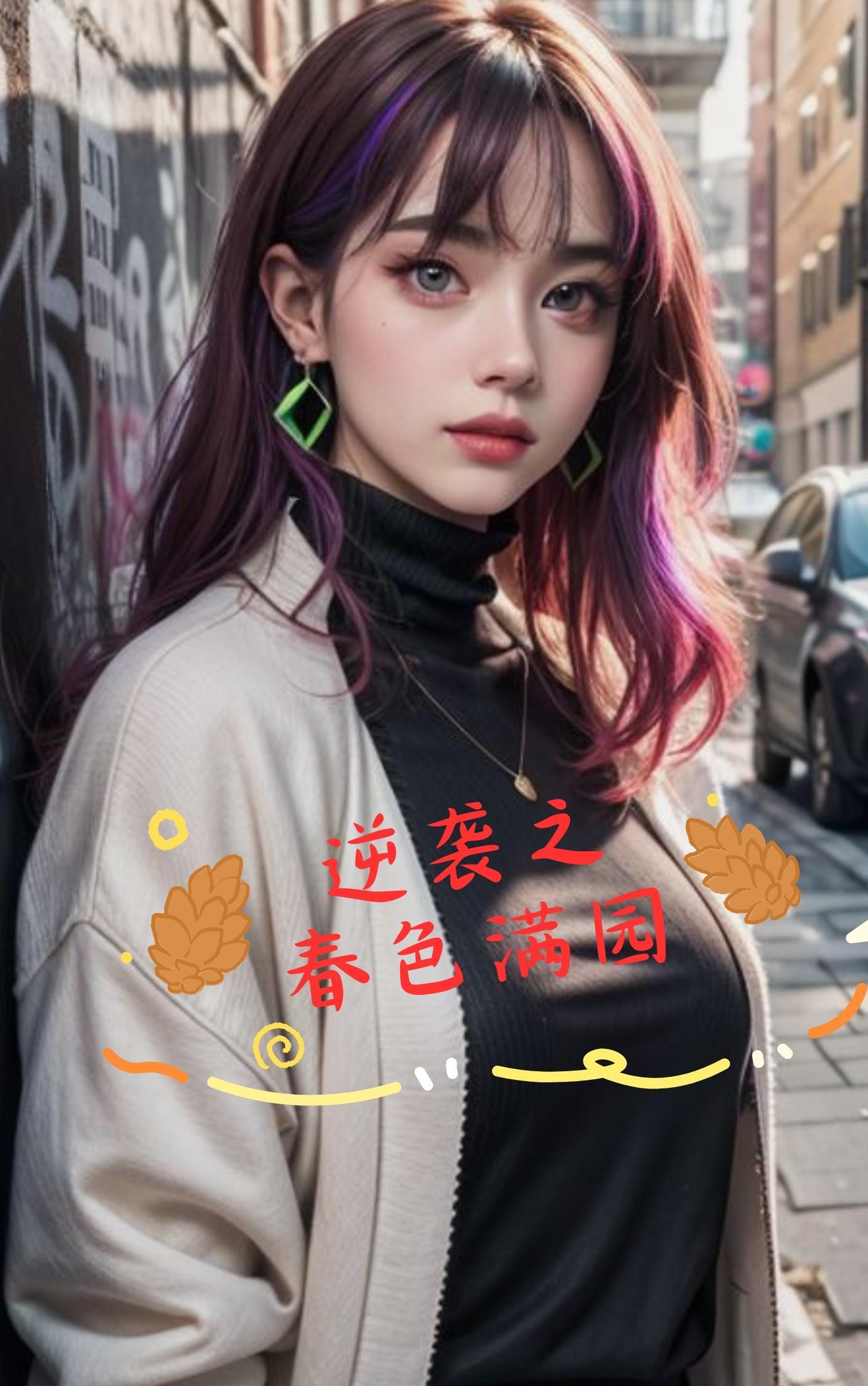 春色满园双扇背面教学